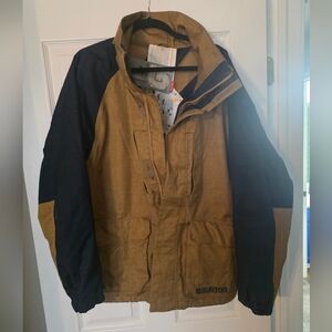 Mens Burton The White Collection Winter Jacket - Medium
